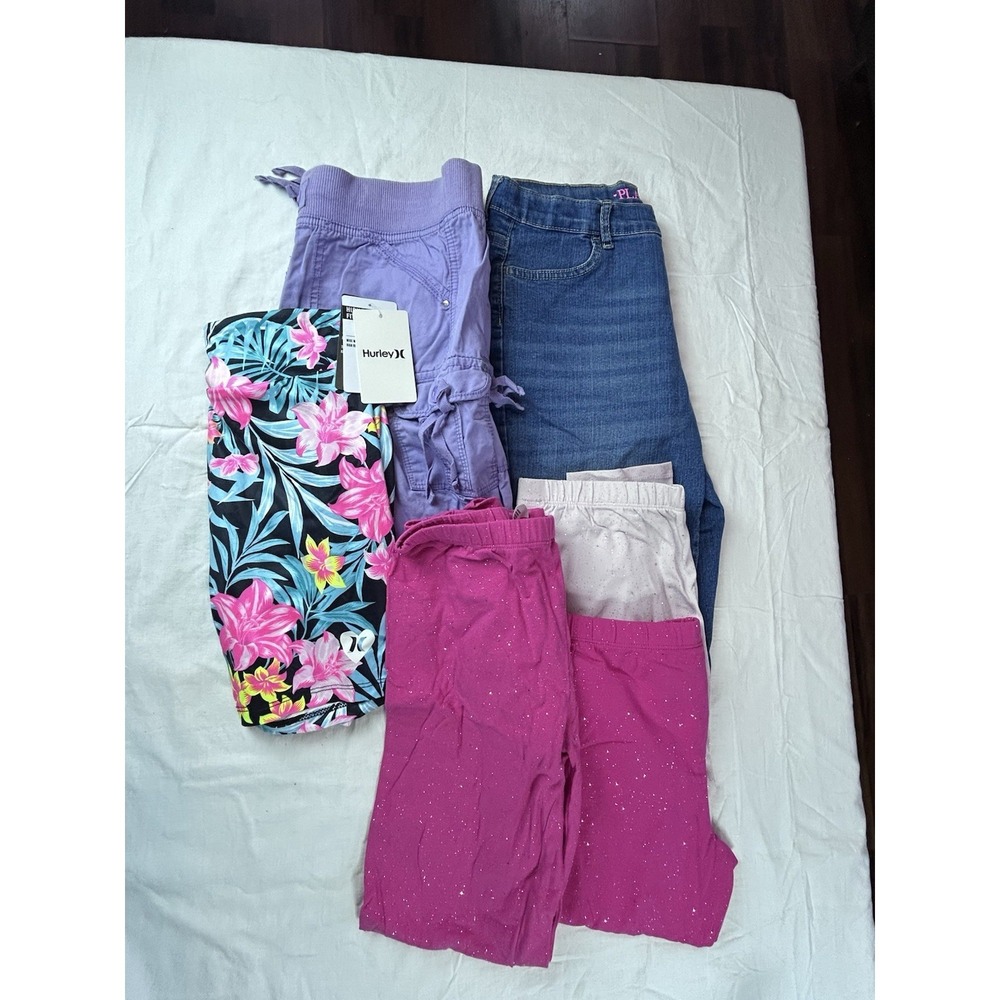 Girls Lot Bottoms x6 Shorts And Leggings XL 14/16